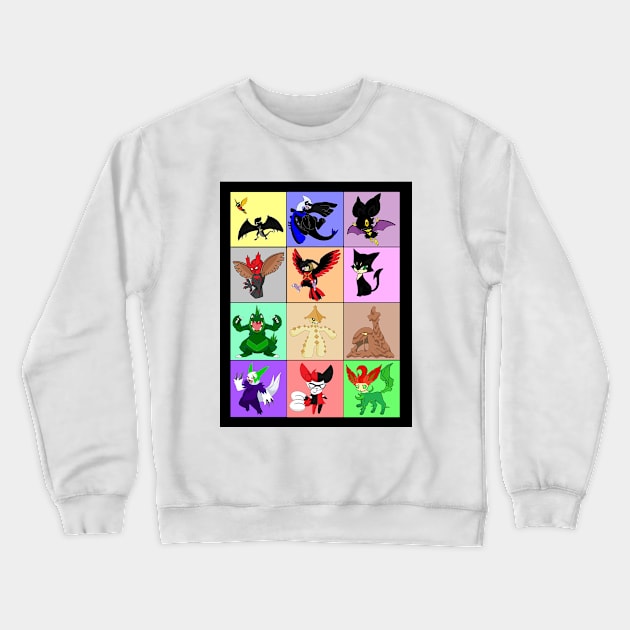 Batémon, Gotta Catch 'Em All! Crewneck Sweatshirt by Molcat